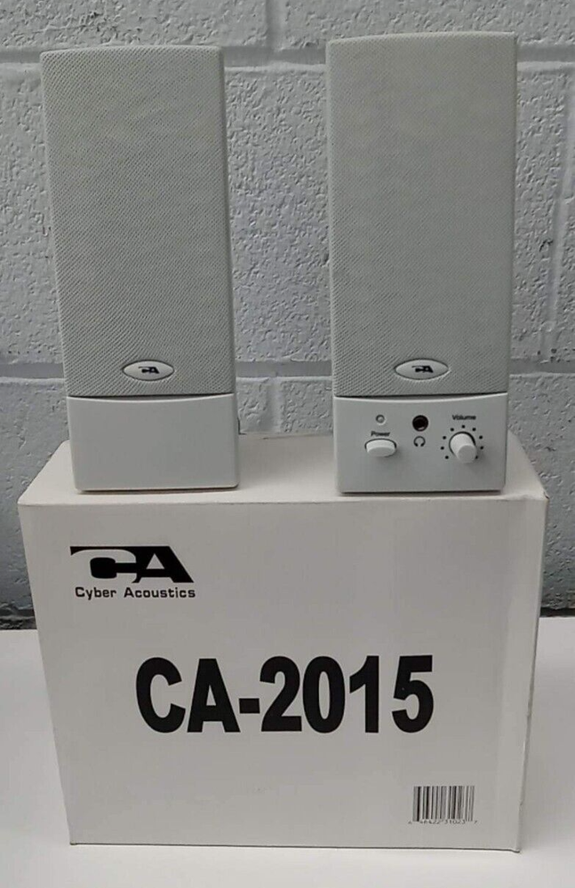 CYBER ACCOUSTICS DESKTOP COMPUTER SPEAKERS CA-15