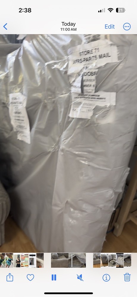 Grey Couch- Ashley Furniture