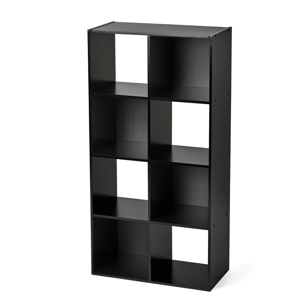 Mainstays 8 Cube Storage Organizer, Black