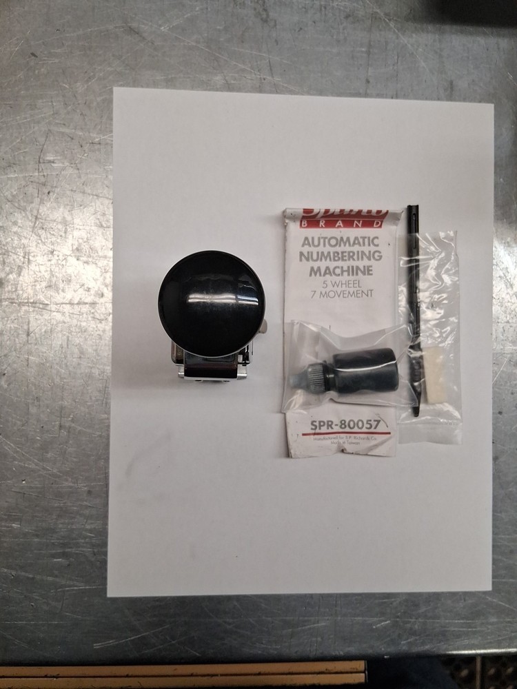 Sparco Automatic Numbering Machine SPR80057 5 Wheel 7 Movement