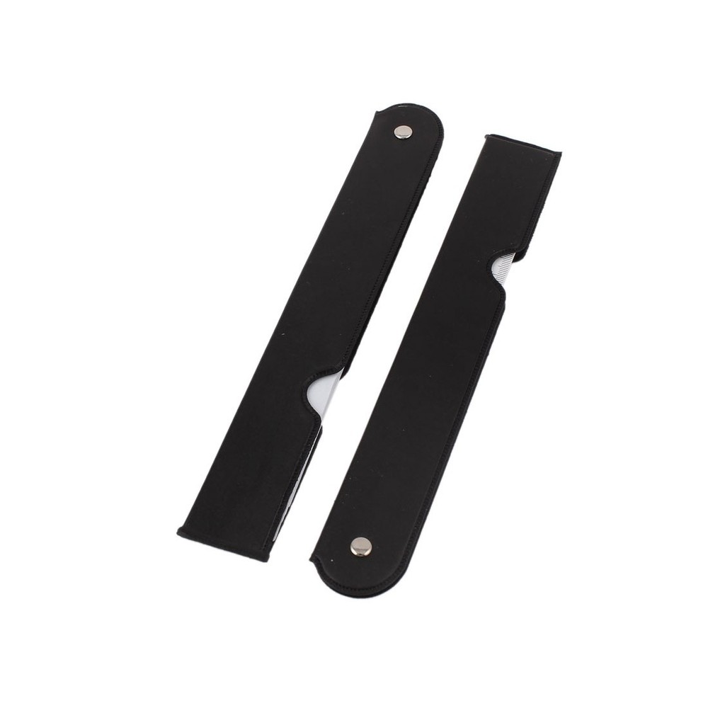 Architect Engineering Draw Draft Foldable Scale Ruler Black White 3pcs
