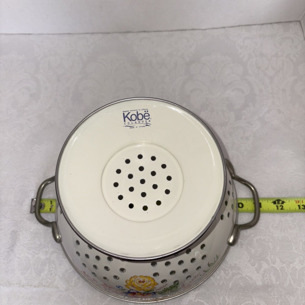 Kobe Colander, Floral Pattern , JC Penney