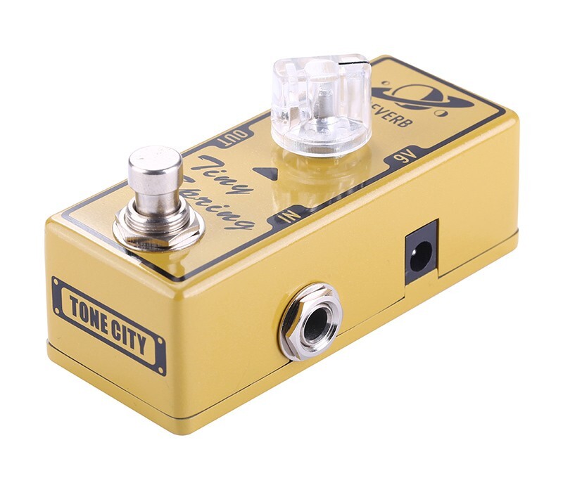 New Tone City Tiny Spring V2 Spring Reverb Mini Guitar Effects Pedal