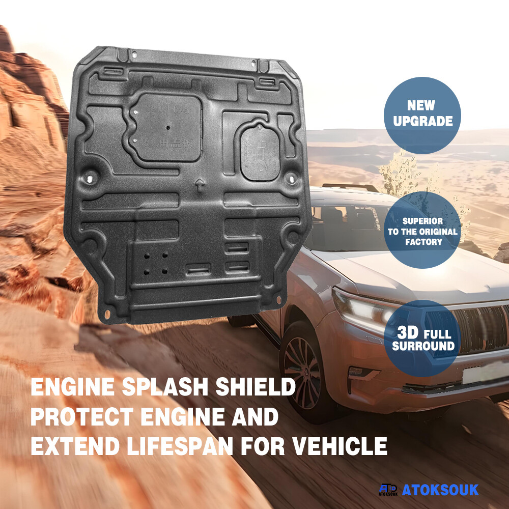 Thick Engine Splash Shield For Cadillac XT4 2019-2024 Front Engine Guard Hard