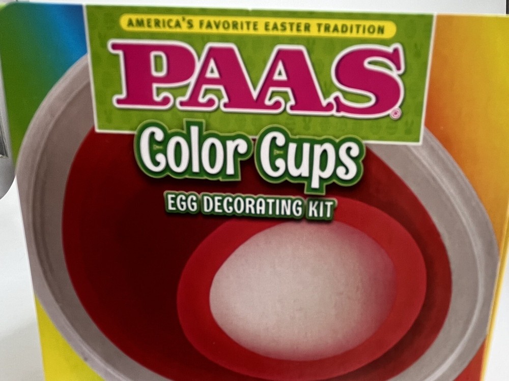 Paas Easter Bundle Egg Coloring Color Dye Kit Plus 3 Egg Dipper Baskets New
