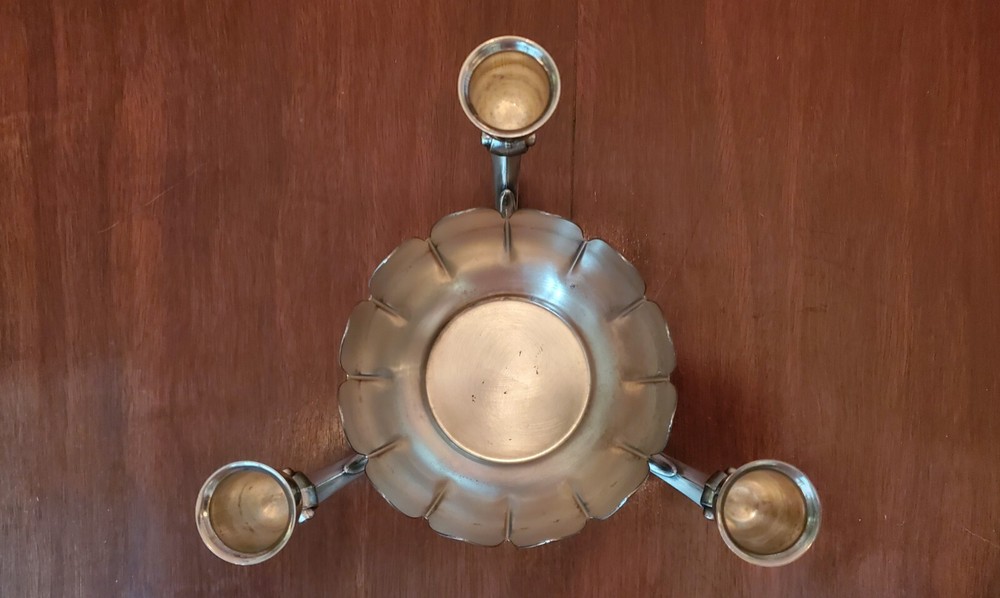 Vintage Silverplate Center Piece Candle Holder