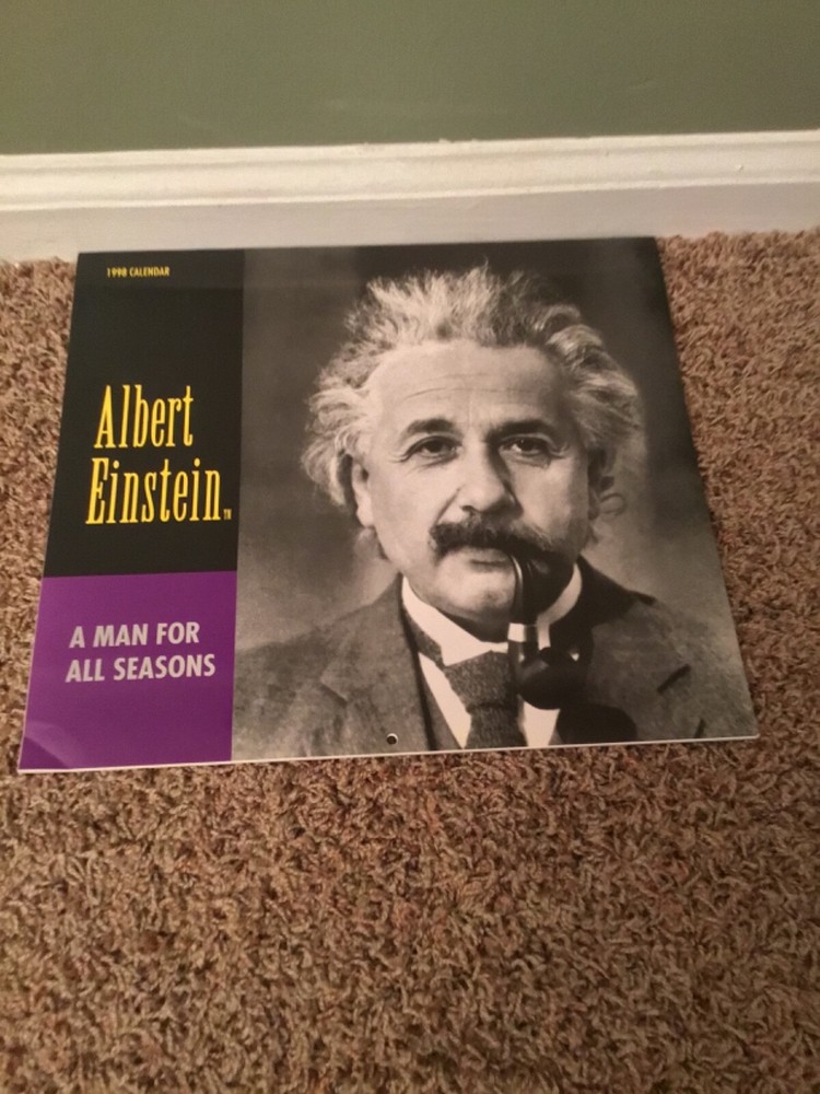 1998 Albert Einstein 12 Month Calendar