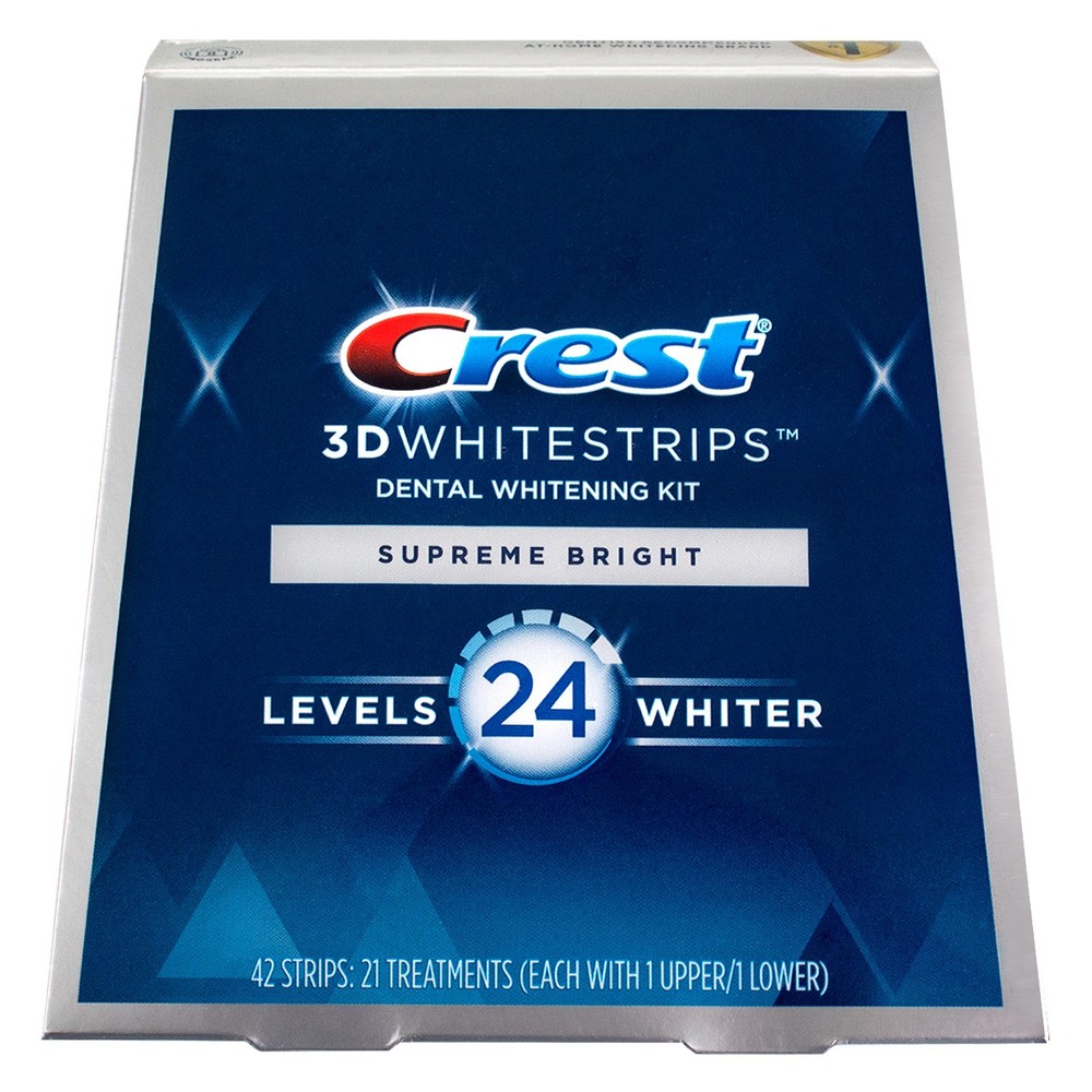 Crest 3D White Supreme FlexFit Whitestrips, 42 Strips