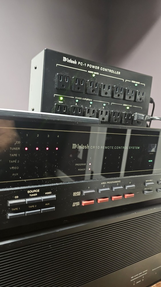 McIntosh CR 10 Remote Control System with PC-1 Power Supply & Cable