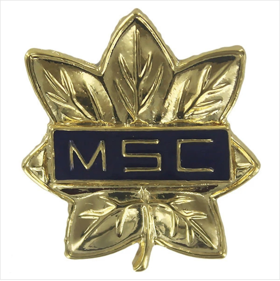 GENUINE U.S. MILITARY SEALIFT COMMAND COLLAR DEVICE: LIEUTENANT COMMANDER