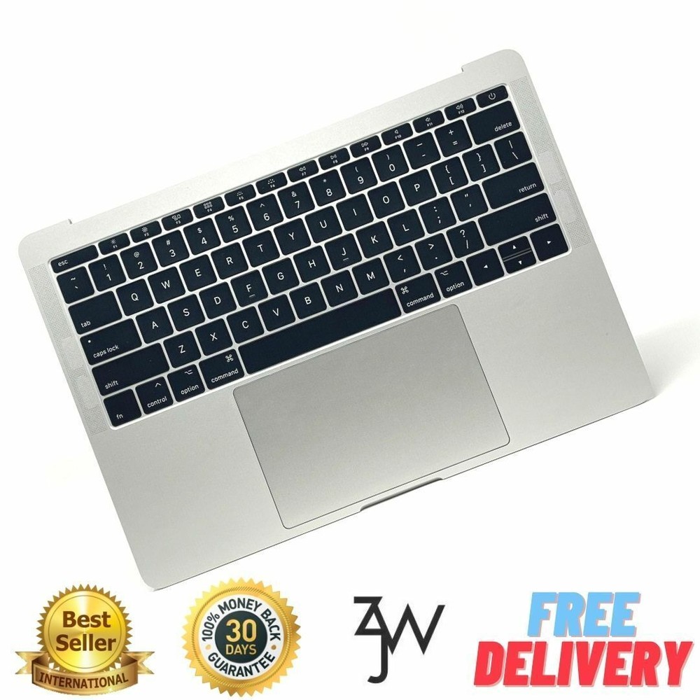 MacBook Pro 13.3" A1708 2016 2017 Replacement Keyboard Set (Silver)