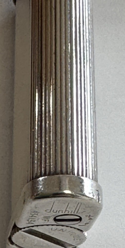 Dunhill VINTAGE Unique Lines Silver Lighter
