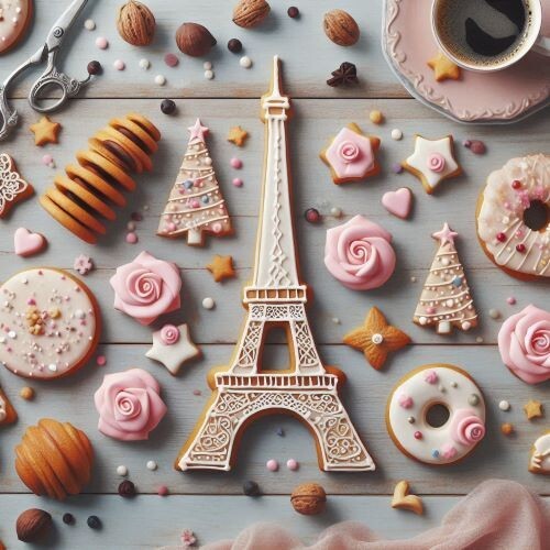 Eiffel Tower 5'' Cookie Cutter Paris Metal
