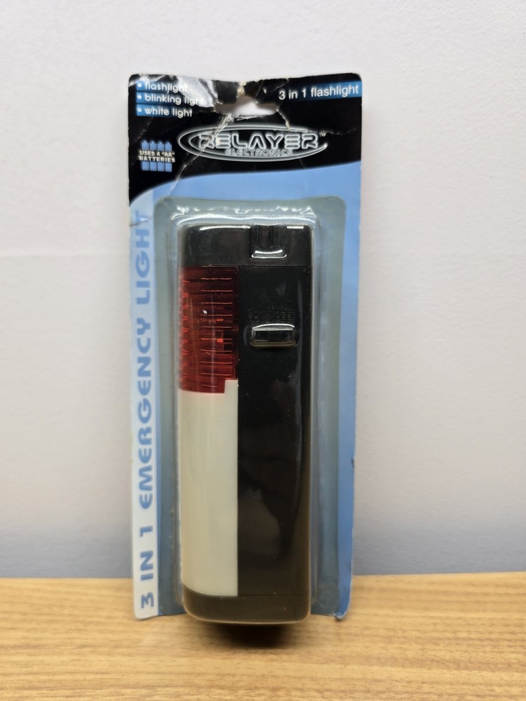 3 in 1 Soft Lite Camping Emergency Light Blinking Signal Flashlight White Light