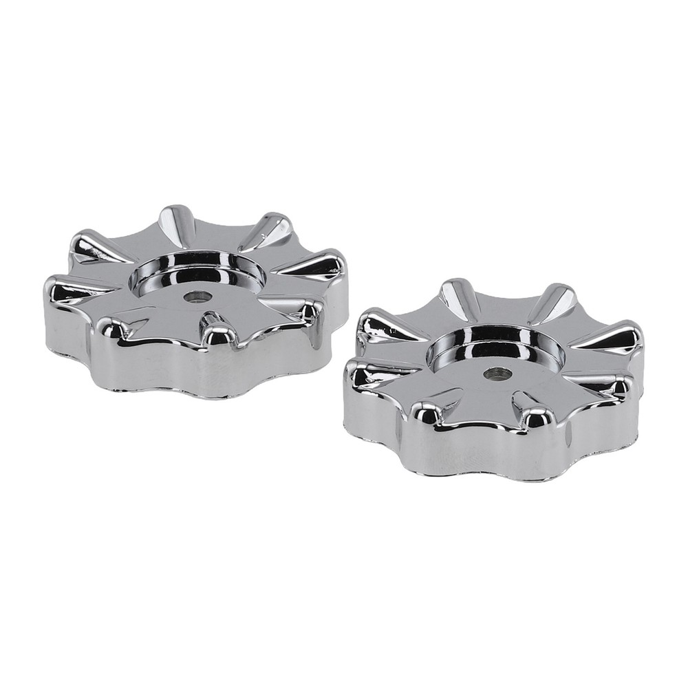 Easy to Operate Round Wheel Faucet Handle Knobs 2 Pack for Manifold Gauges