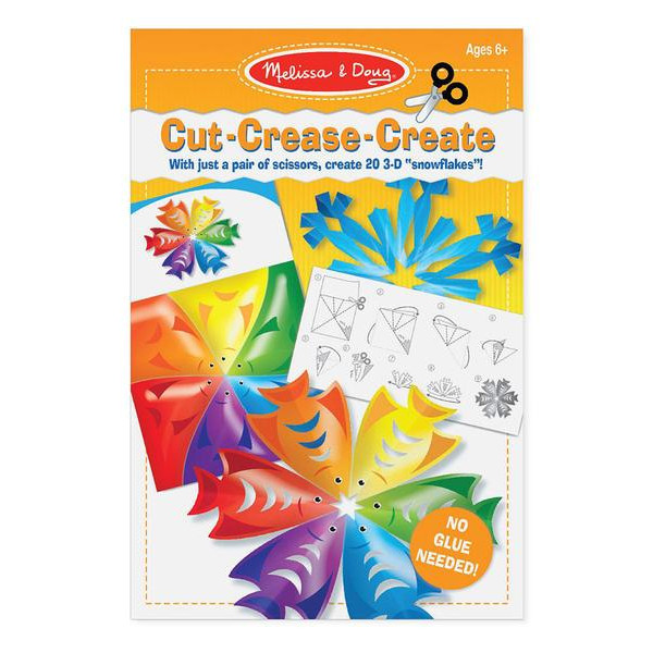 Cut Crease Create Activity Pad Snowflakes