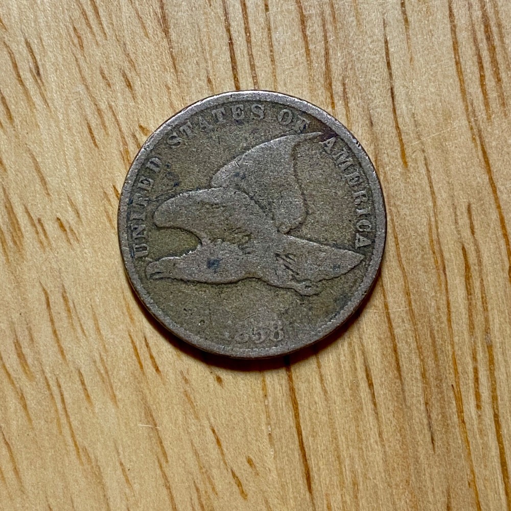 1858 Flying Eagle Cent - Small Letters