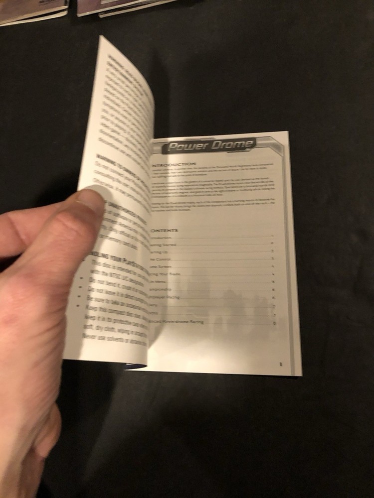 power drome ps2 Manual Only