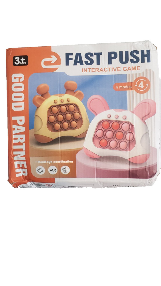 Fast Push Interactive Kids Game 3+ Green New Open Box