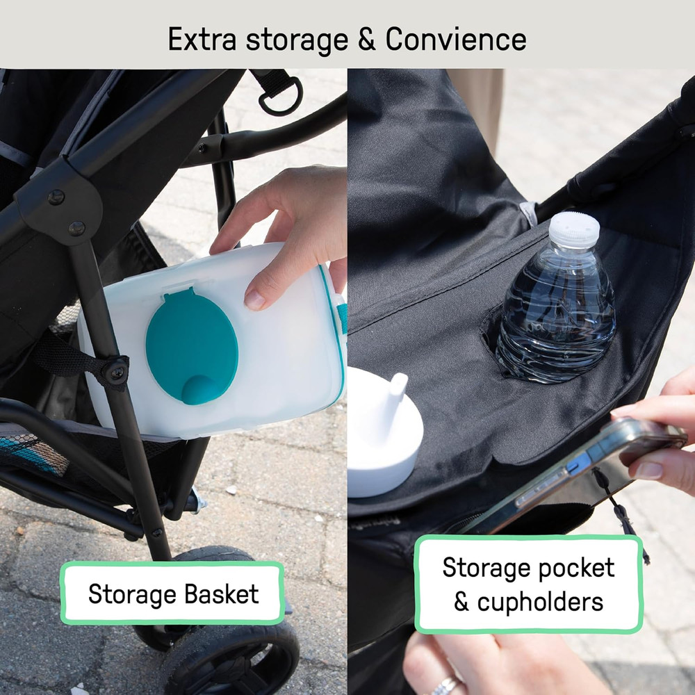Ingenuity 3D Mini Convenience Stroller – Lightweight Stroller with Compact Fold,