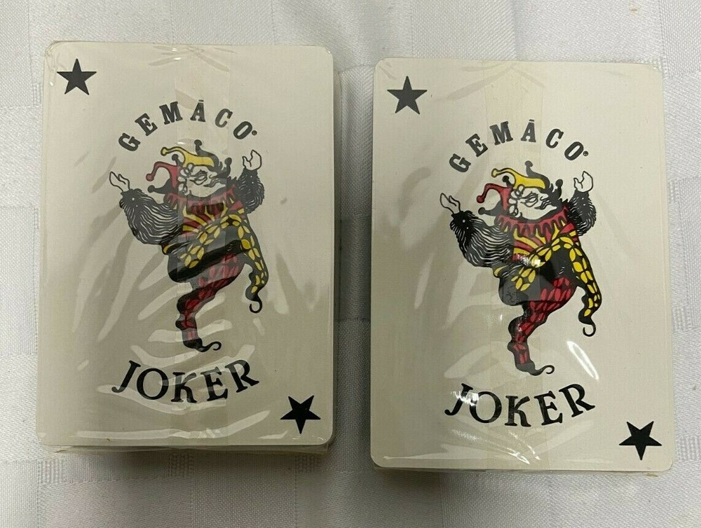 Vintage 2 Decks Gemaco Target Zero Playing Cards
