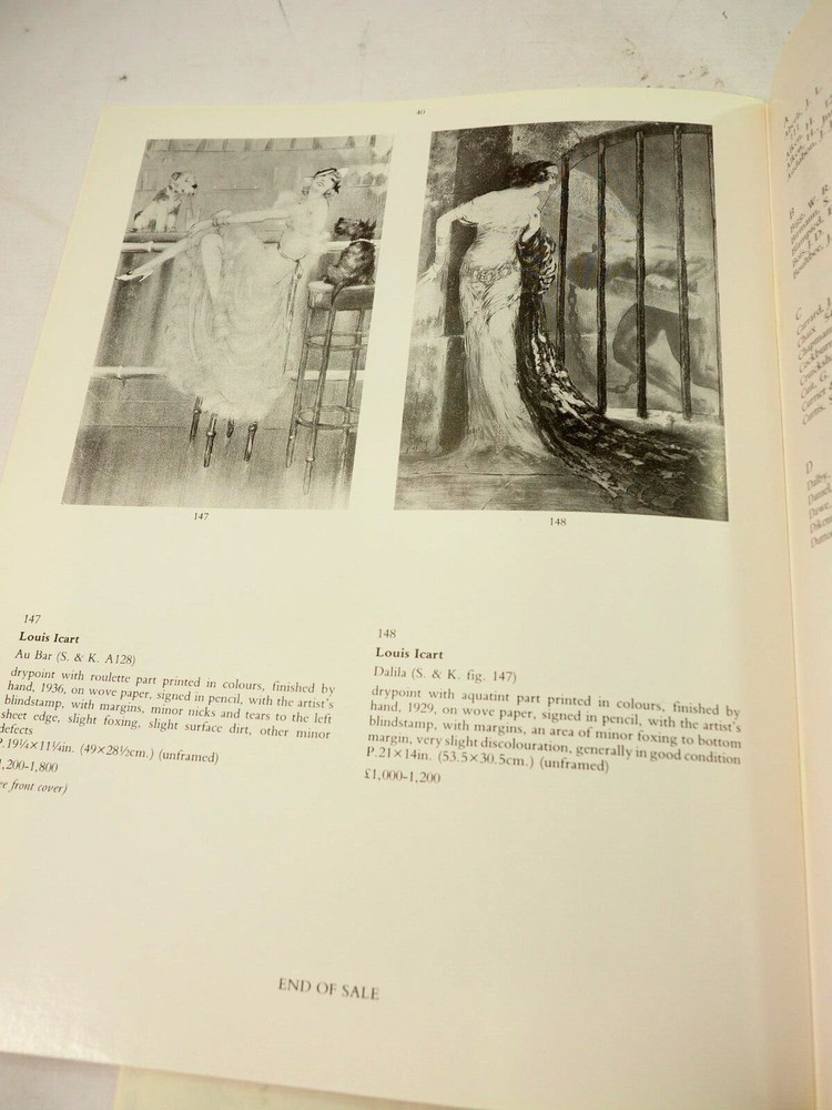 Christies Decorative Sporting Topographical Prints Auction Catalog Oct.1990