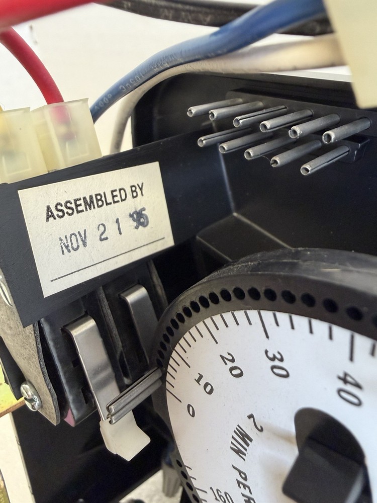 Fleck 3200 Water Softener Mechanical 120 Volt 12 Day Timer Clock. Tested.