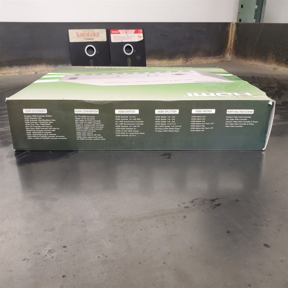 4k 3x3 Video Wall Controller 9 Channels 1 HDMI Input 9 Outputs 13 Display Modes