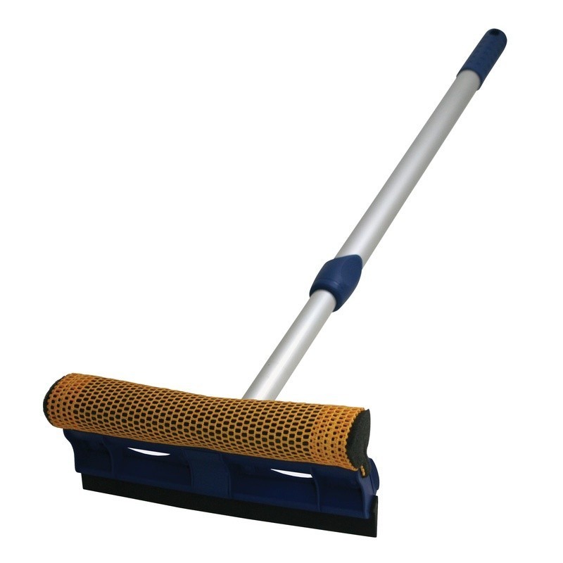Windshield Squeegee Tool W/ Extension Handle Flow-Thru Design Car Home Cleaning