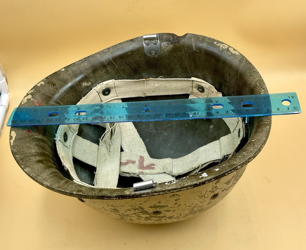 Iraqi Battle Damaged M80 Helmet Shell
