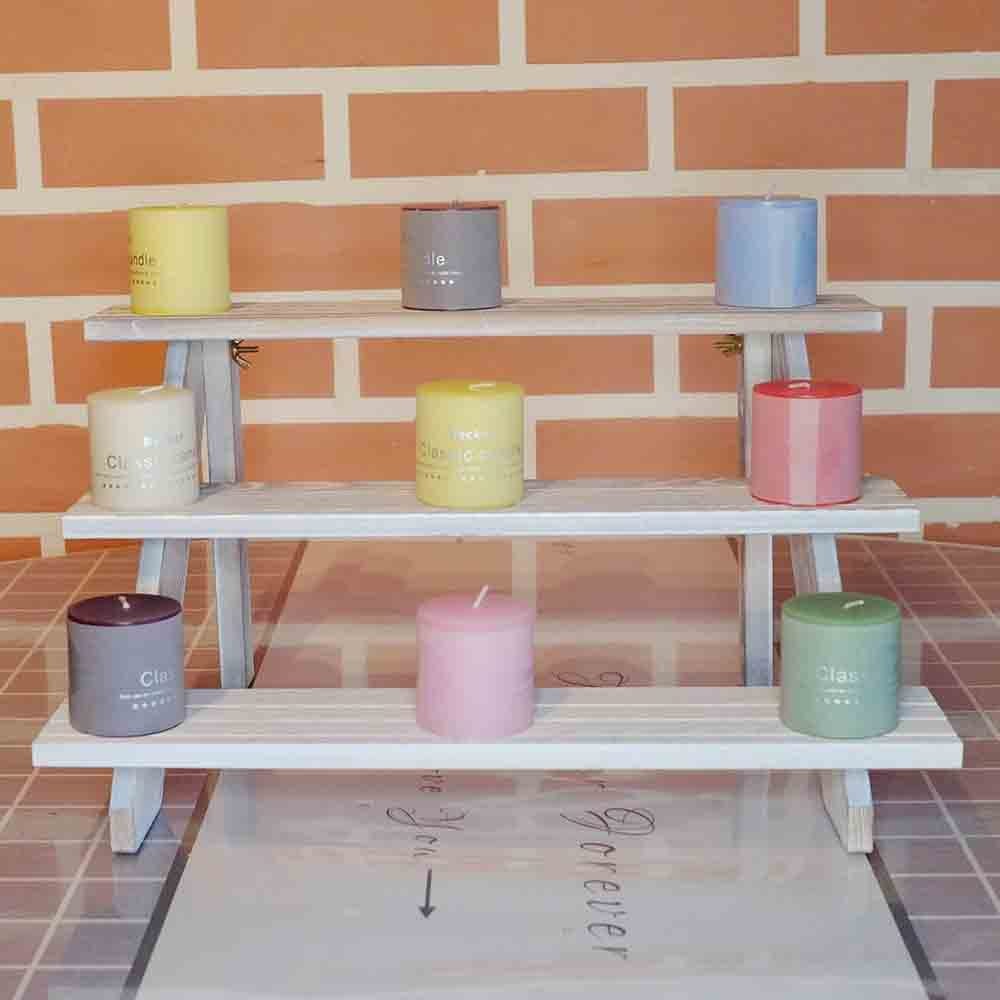 Vintage White Display Riser, Earring Display Stands, Showcase Cascading Merch...