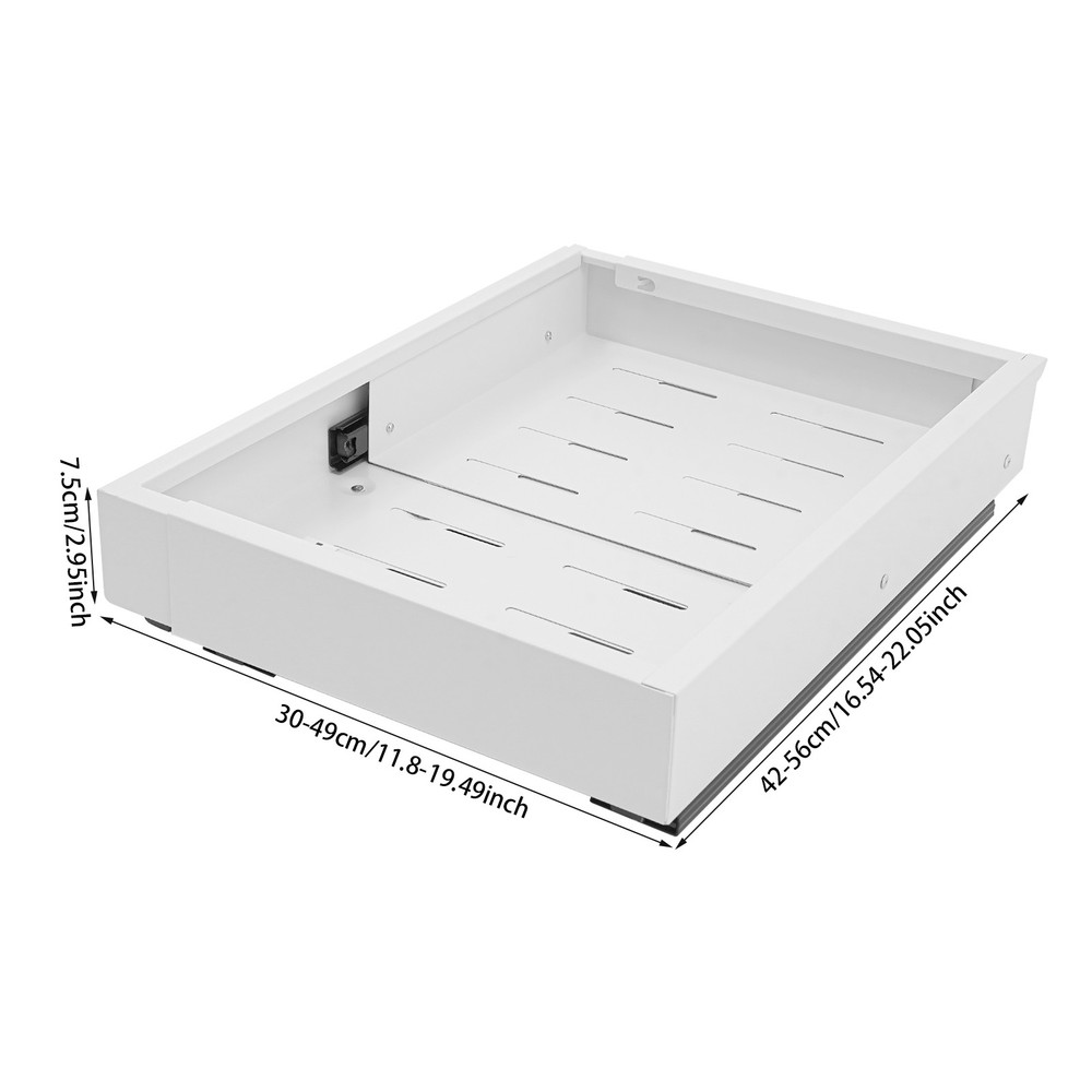 Pull-out Cabinet Organizer,Steel Roll-out Drawers,Slide-out Shelves for Kitchen