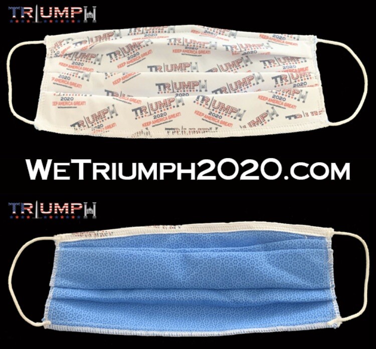 Custom Triumph 2020 Mask - Unisex, Durable Polyester - Made in USA!