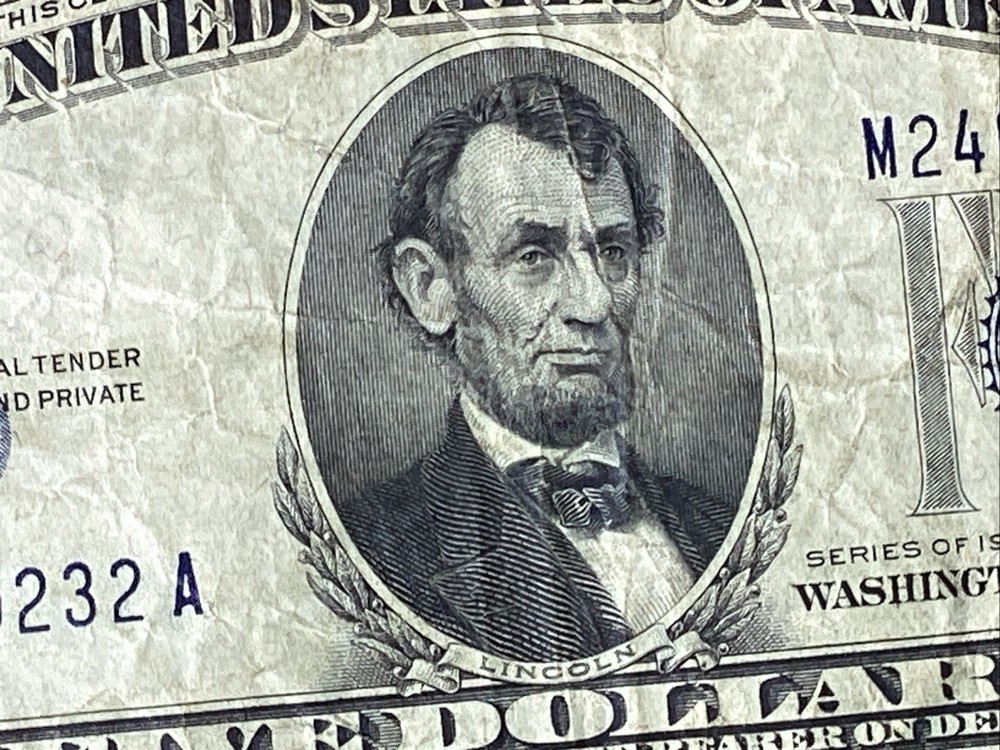 1934 C $5 SILVER CERTIFICATE