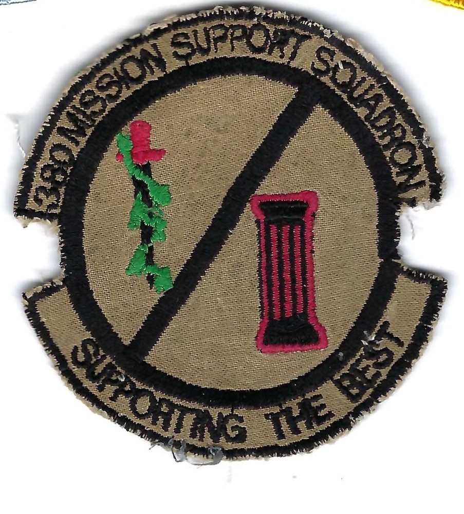 PATCH USAF  380TH MISSION SUPPORT SQ MSS  PLATTSBURG AFB     B7-2