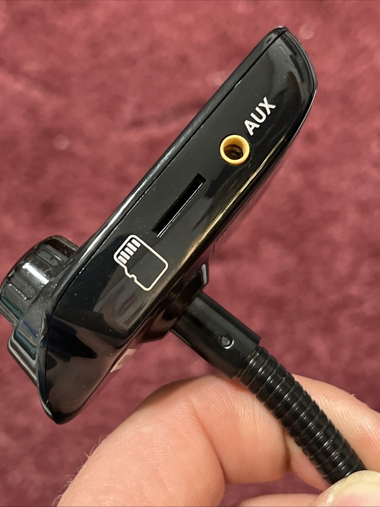 Magnavox FM Transmitter with Bluetooth Streaming, Talking, and Charging Features
