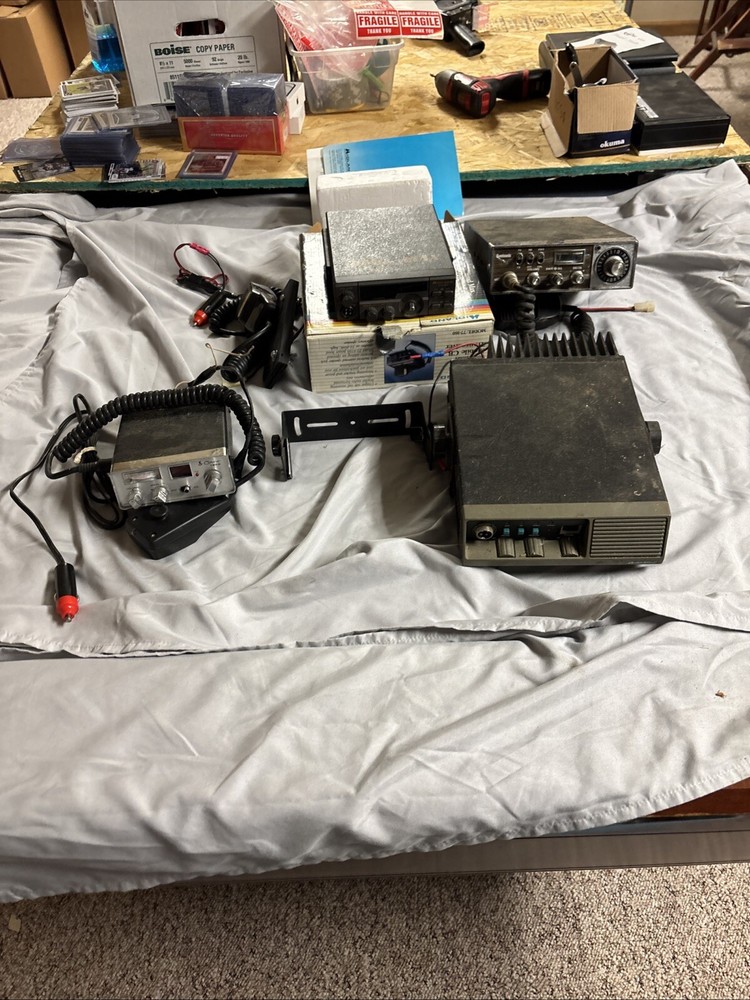 UNTESTED  CB RADIOS LOT OF 3 MIDLAND COBRA Untested