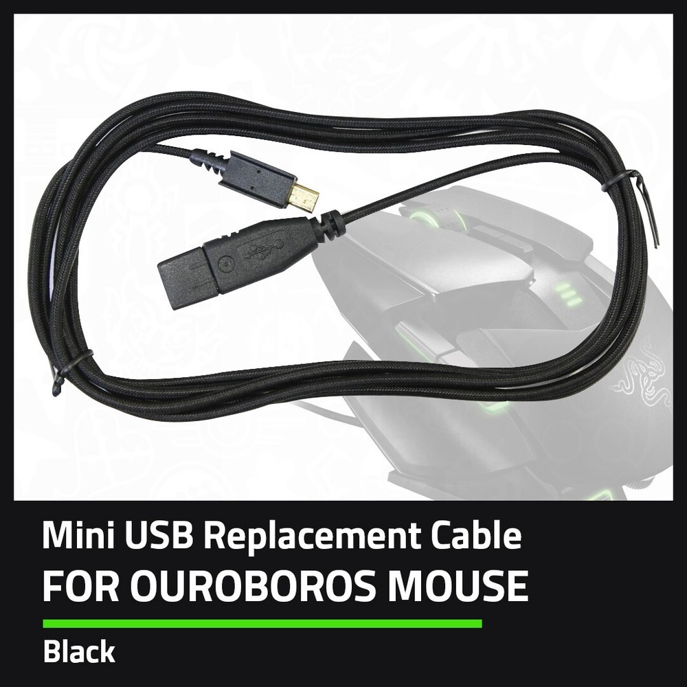 Razer Mini USB Replacement Cable for Ouroboros Gaming Mouse | OEM
