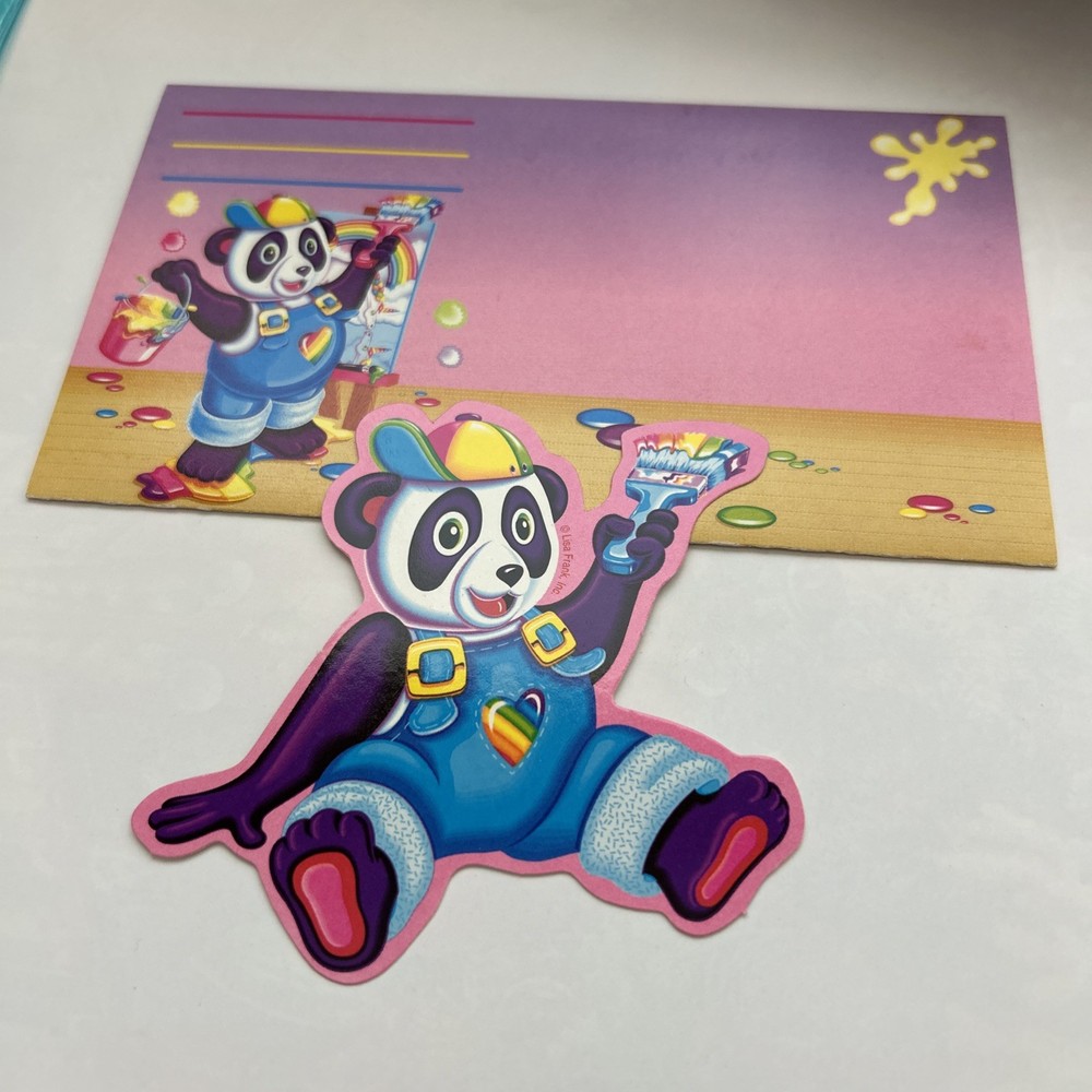 Lisa Frank  Cutout Matching Postalette