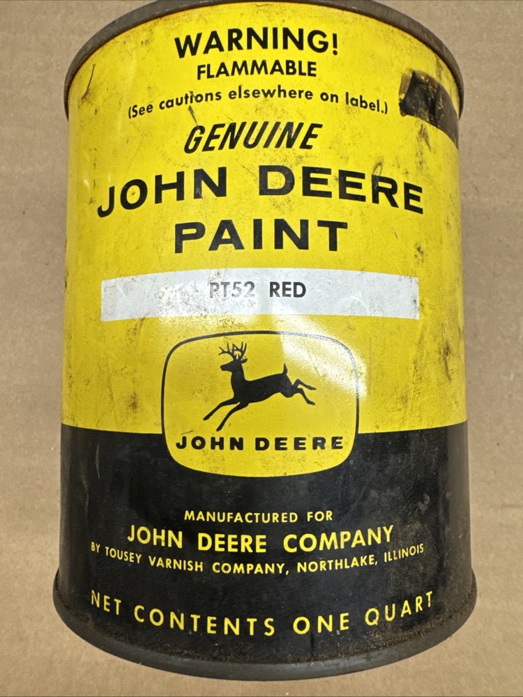 Vintage Genuine John Deere PT52 Red Paint