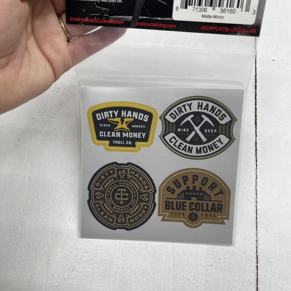 Troll Co Matte Aatck Hard Hat Sticker Pack