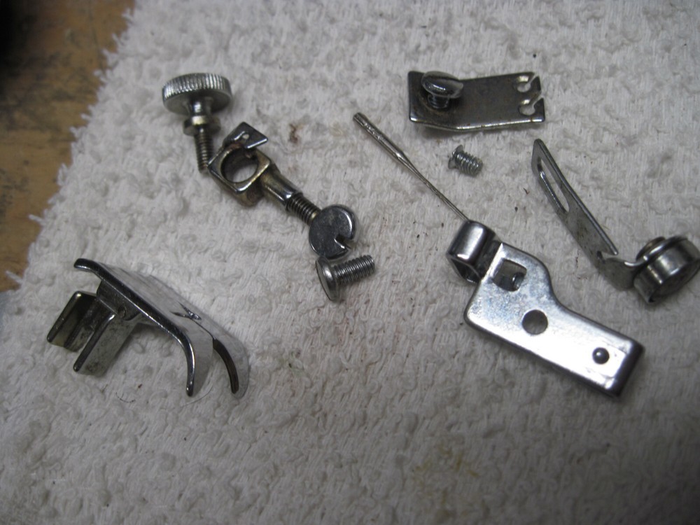 Montgomery Ward 6936 Sewing Machine Part Needle Clamp Assembly Foot Thread Guide