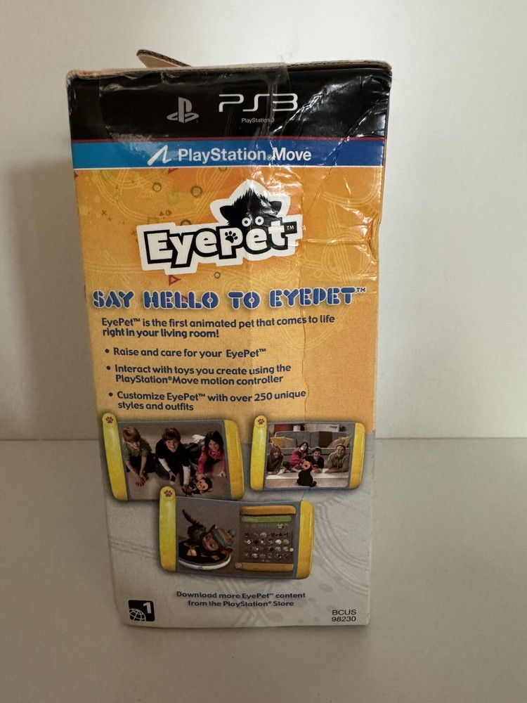 PlayStation 3 PS3 Eyepet Move Bundle With Eye Camera And Motion Controller