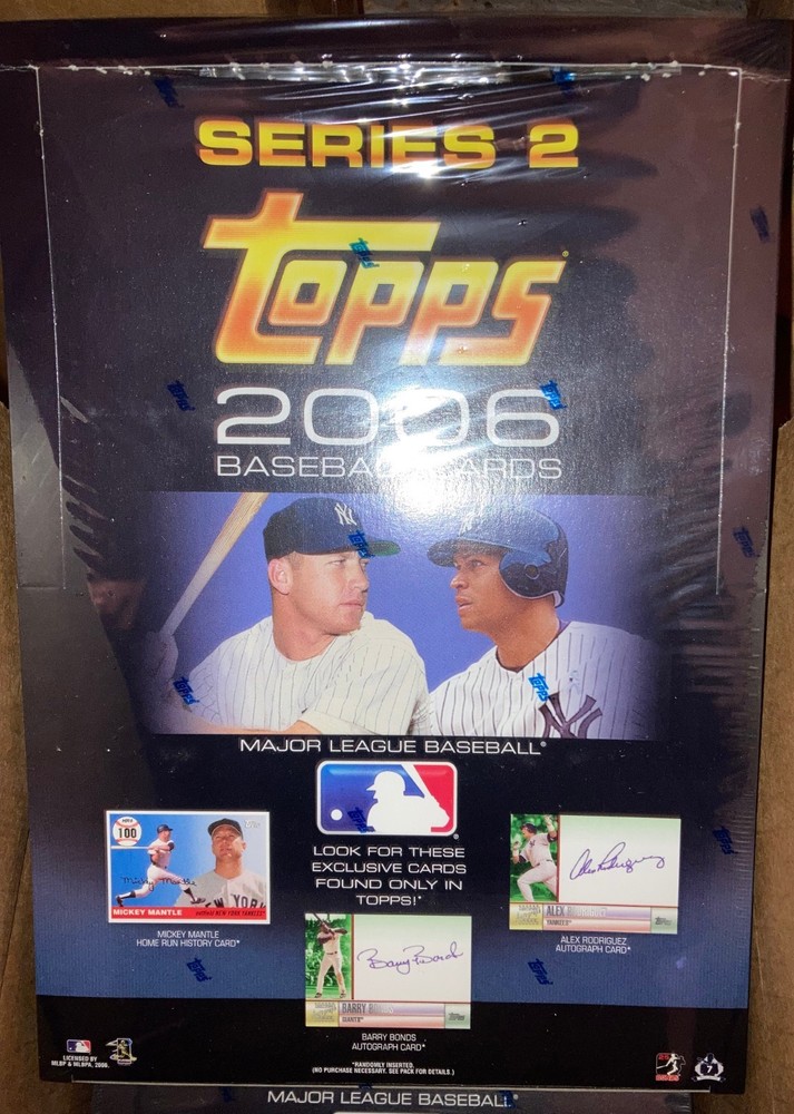 2006 Topps Series 2 Baseball Box with 24 Rack Packs