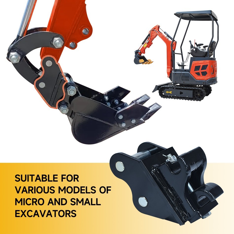 Mini Digger Attachment Quick Hitch Coupler Attachments for Mini Excavators