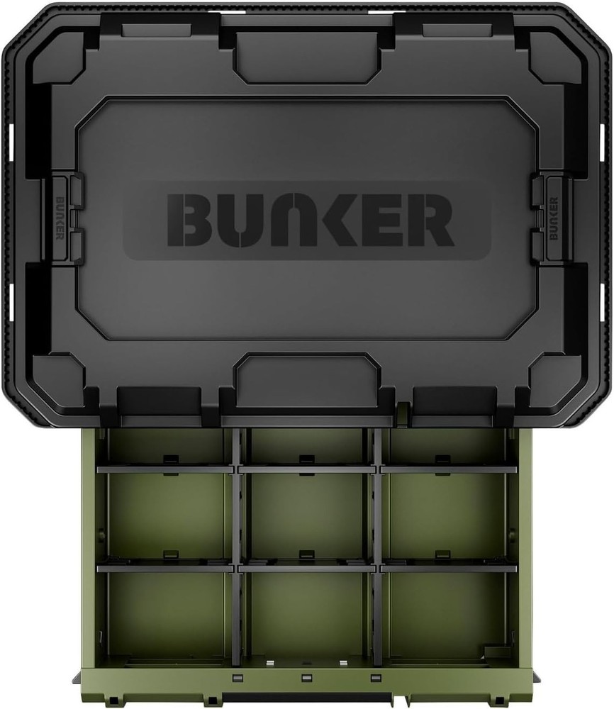 BUNKER Load-Up 3 Drawer Stacking Auto Locking Extra Deep Tool Box, 29441