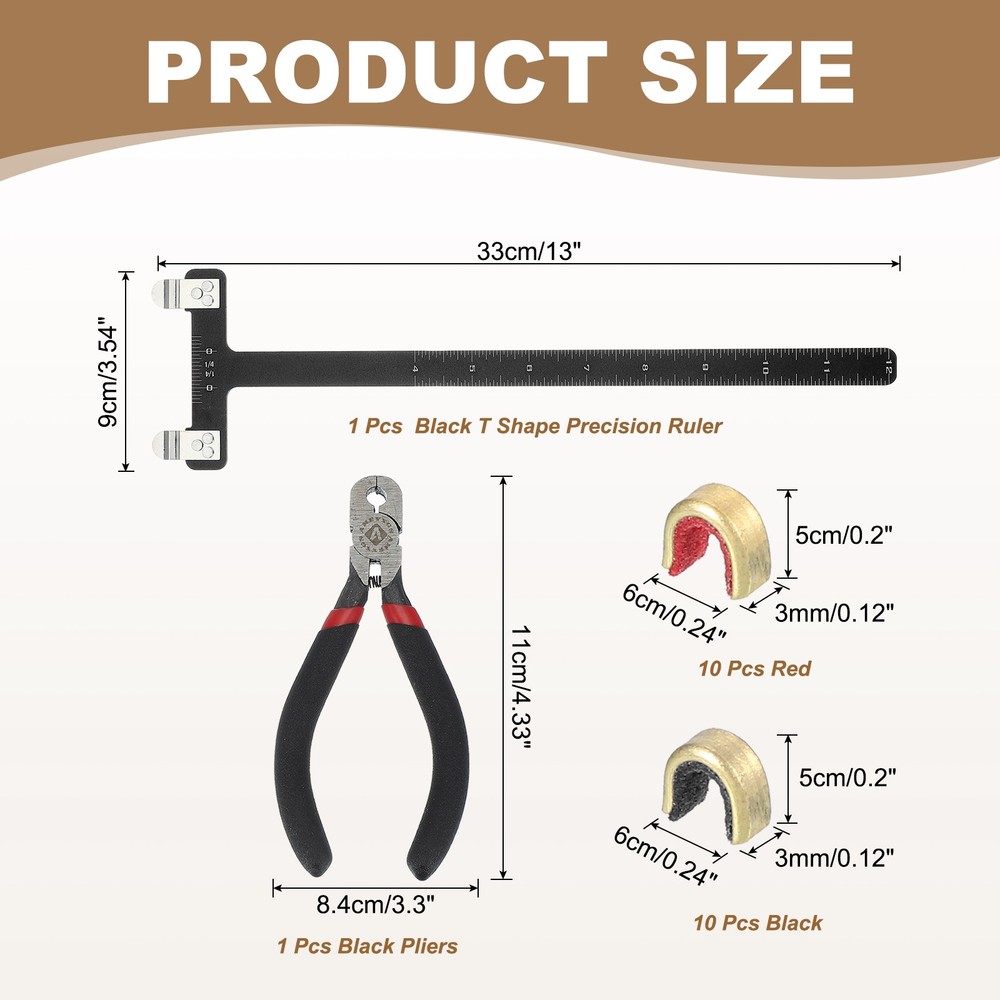 Archery Bows Square 33x9mm for Recurve Compound Bowstrings Archery Kit Black