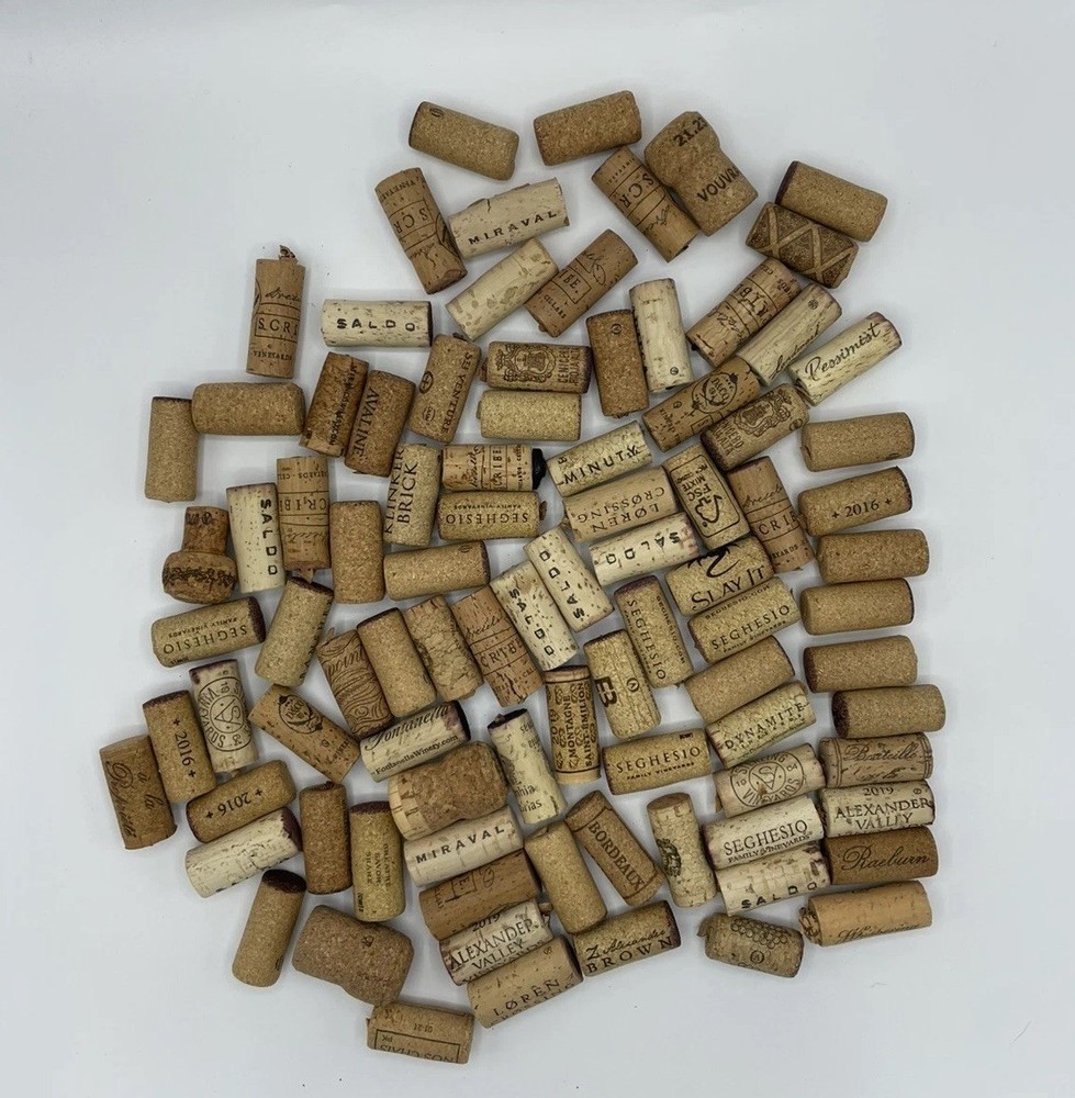 Premium Wine Corks Natural - Used Assorted 89 Count