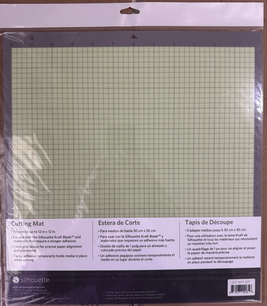 Silhouette 12” X 12” Strong Tack Cutting Mat