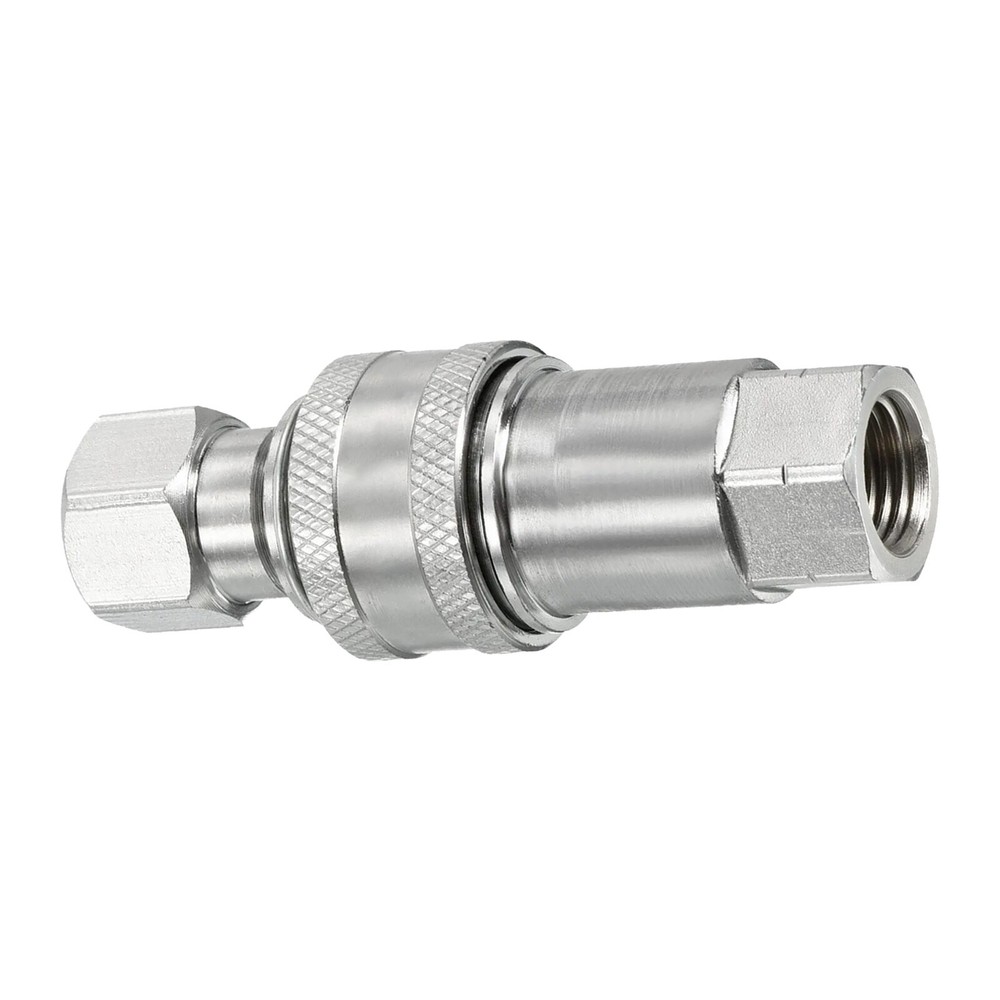 Hydraulic Quick Connect Coupler M14x1.5mm Female Thread Pipe Fitting Steel